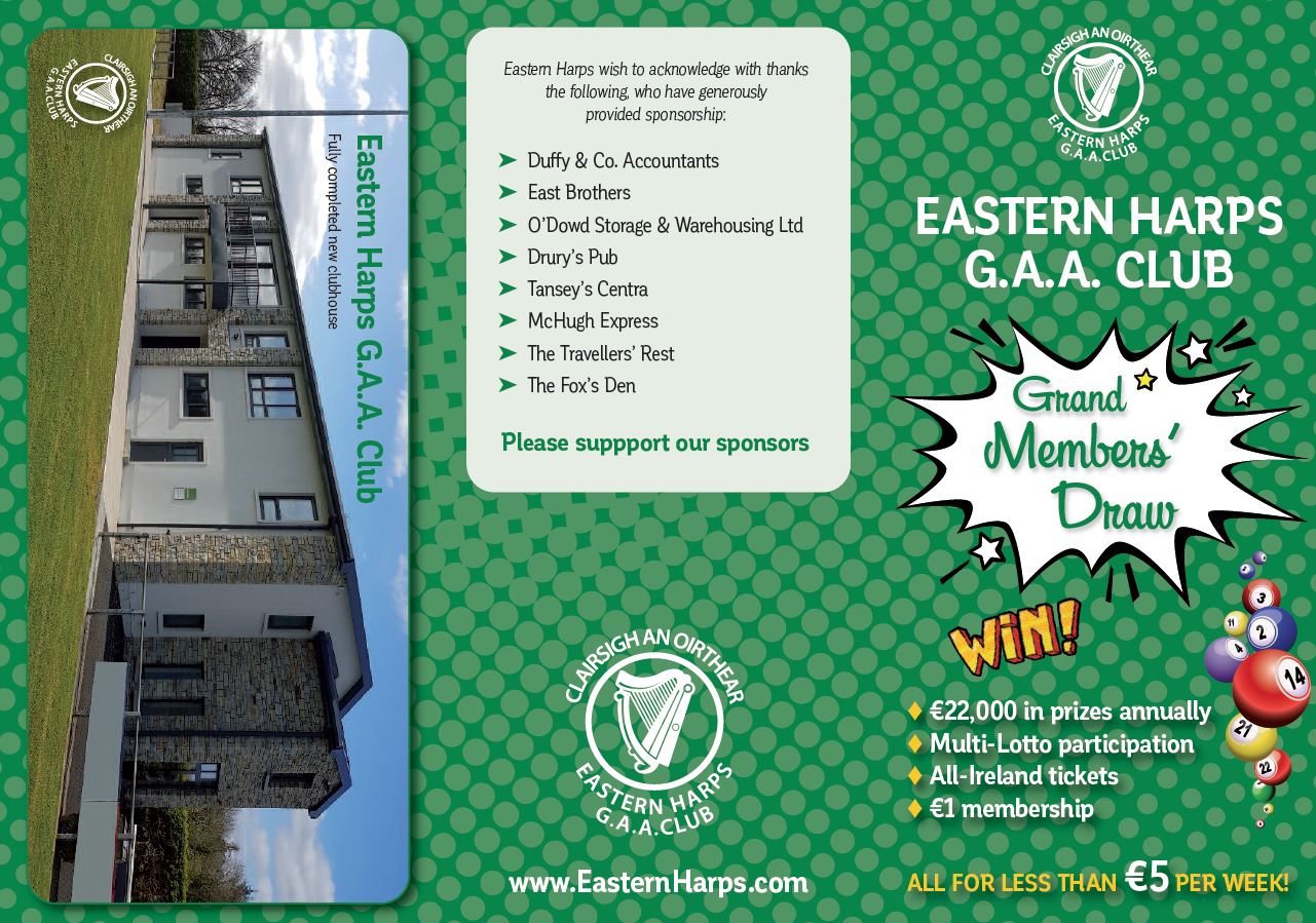 Eastern Harps Members Annual Draw